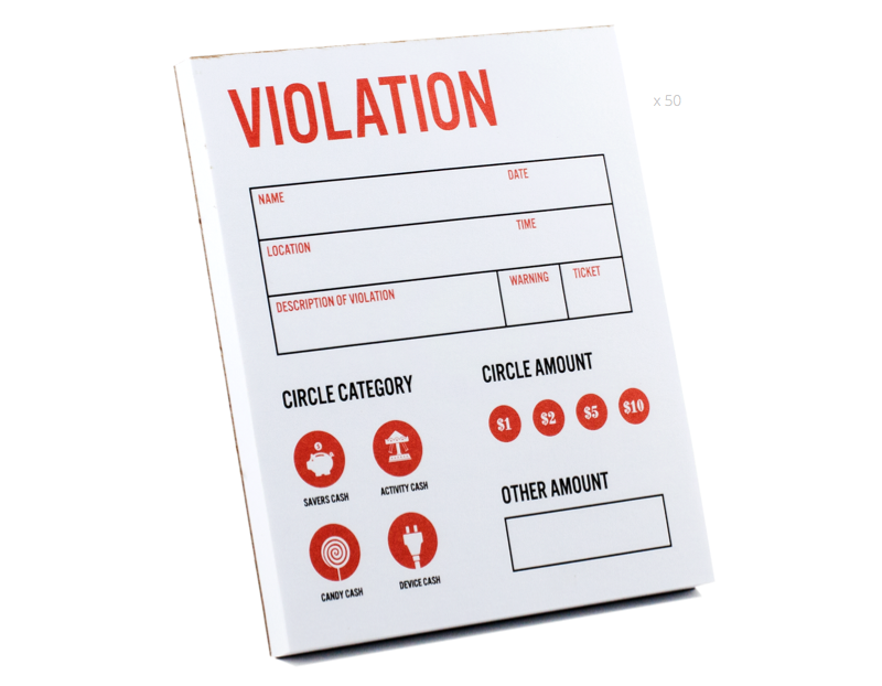 Violation tickets