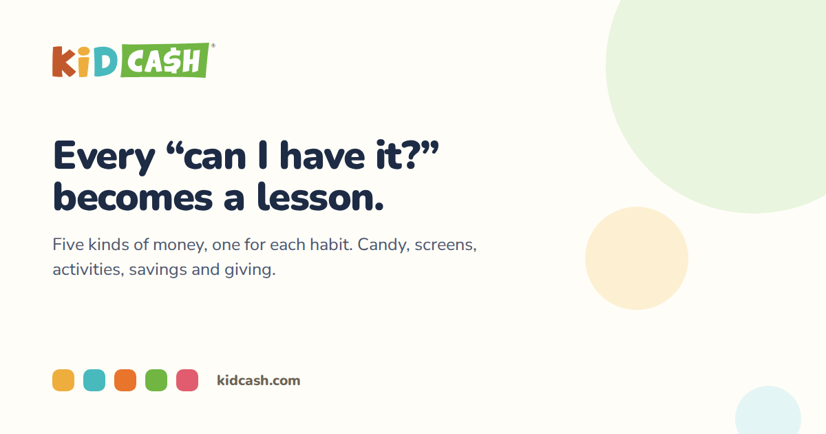 Preview image from KidCash: Kids Allowance App for Money, Screens and Chores