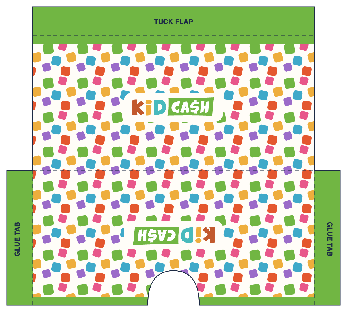 Mosaic wallet template